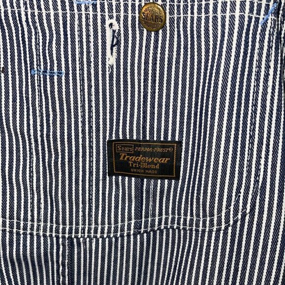 Sears Mens Overalls Size 40 x 30.5 Perma Prest Tradewear Tri-blend Union Made - Picture 16 of 16